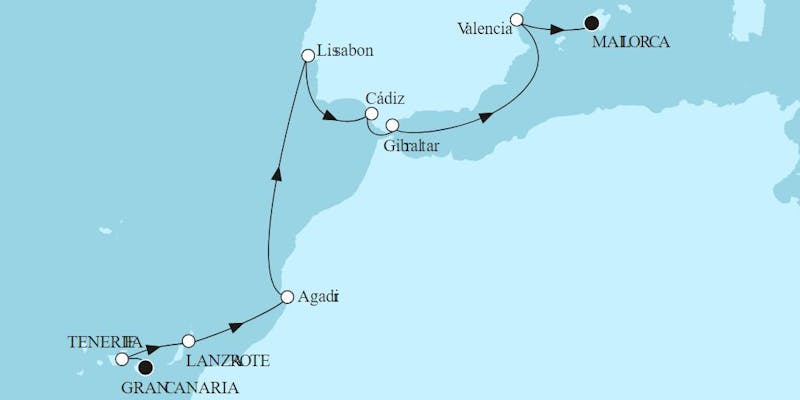 Gran Canaria bis Mallorca