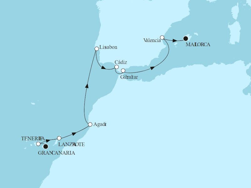 Gran Canaria bis Mallorca