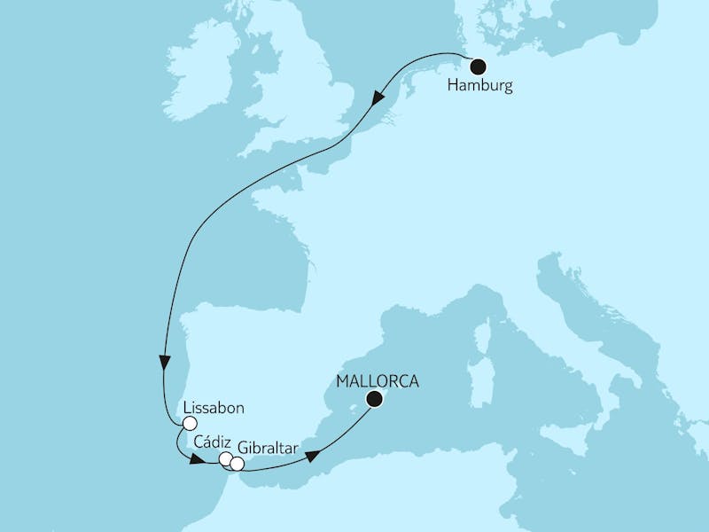Hamburg bis Mallorca II