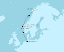 Norwegen mit Narvik
