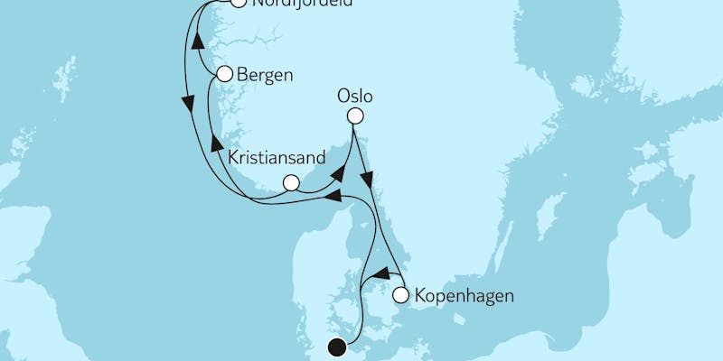 Nordland mit Kopenhagen