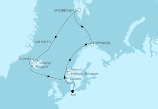 Nordland mit Spitzbergen & Island
