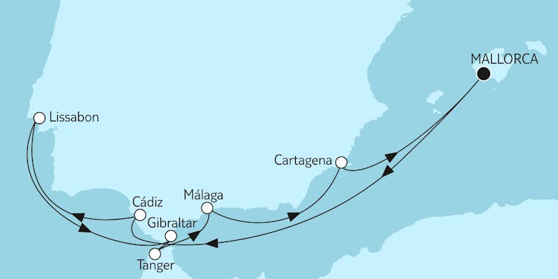 Westliches Mittelmeer mit Cartagena