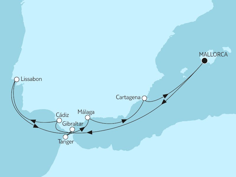 Westliches Mittelmeer mit Cartagena