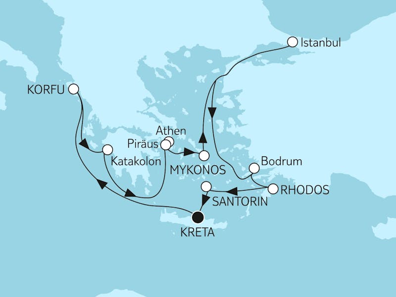 Östliches Mittelmeer mit Rhodos II