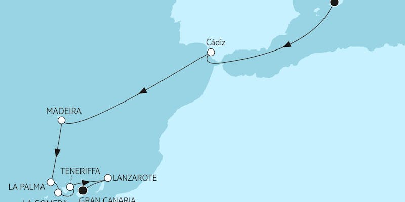 Mallorca bis Gran Canaria - Silvesterreise