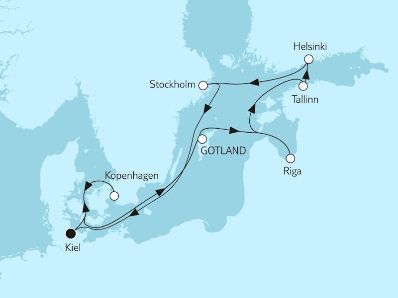 Ostsee mit Helsinki & Riga