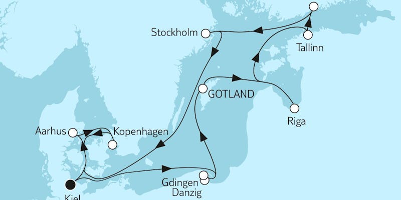 Ostsee mit Helsinki & Kopenhagen