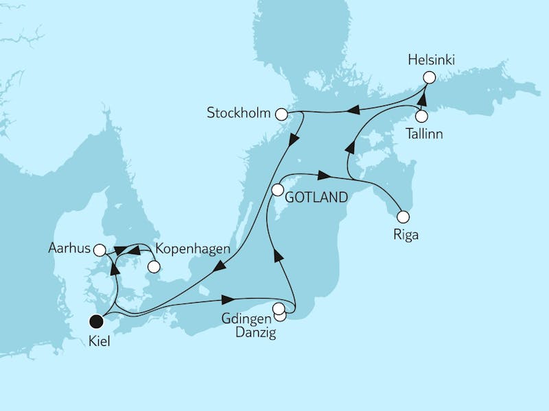 Ostsee mit Helsinki & Kopenhagen