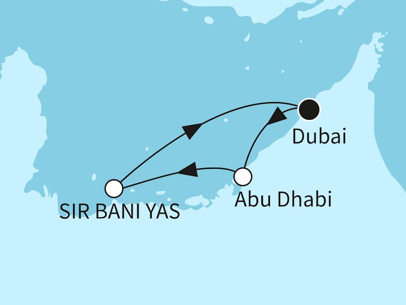 Dubai mit Sir Bani Yas I